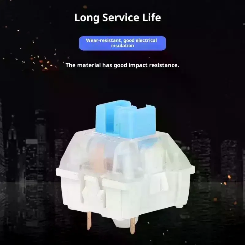 50Pcs Keyboard Switch Keyboard Clicker Key Replacement 3 Pin Tactile Switch Plastic For Electrical Equipment Tools