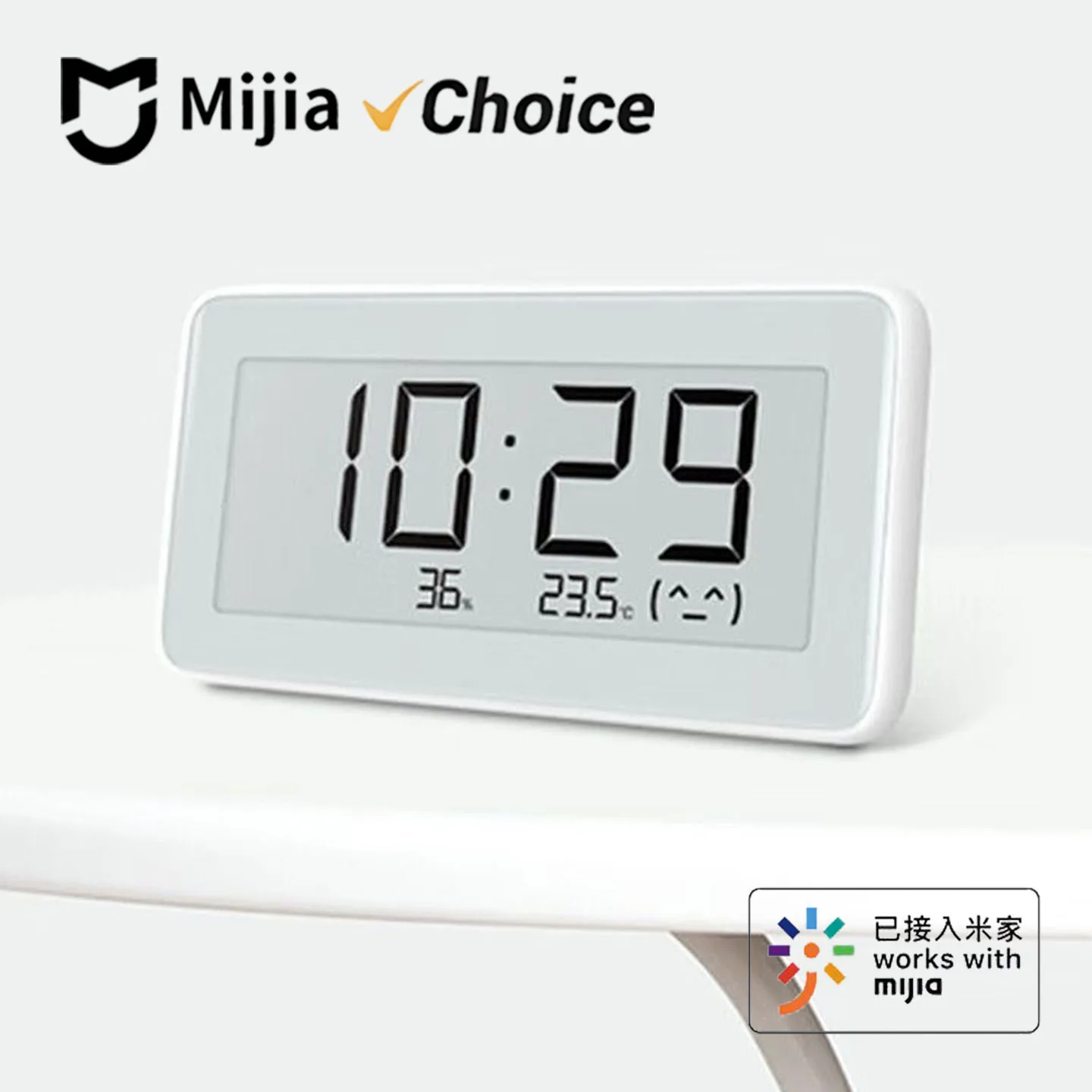 

Умные цифровые часы Mijia Bluetooth 4.0 с беспроводным подключением, гигрометр-термометр для помещений и улицы, ЖК-дисплей, измеритель температуры и влажности