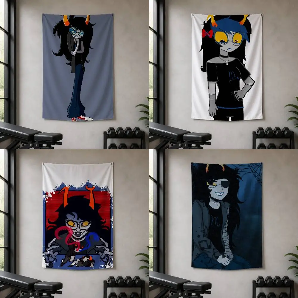 V-Vriska S-Serket H-Homestuck Decorative Art Flag Banner for Picnic Camping Party and Home Decor
