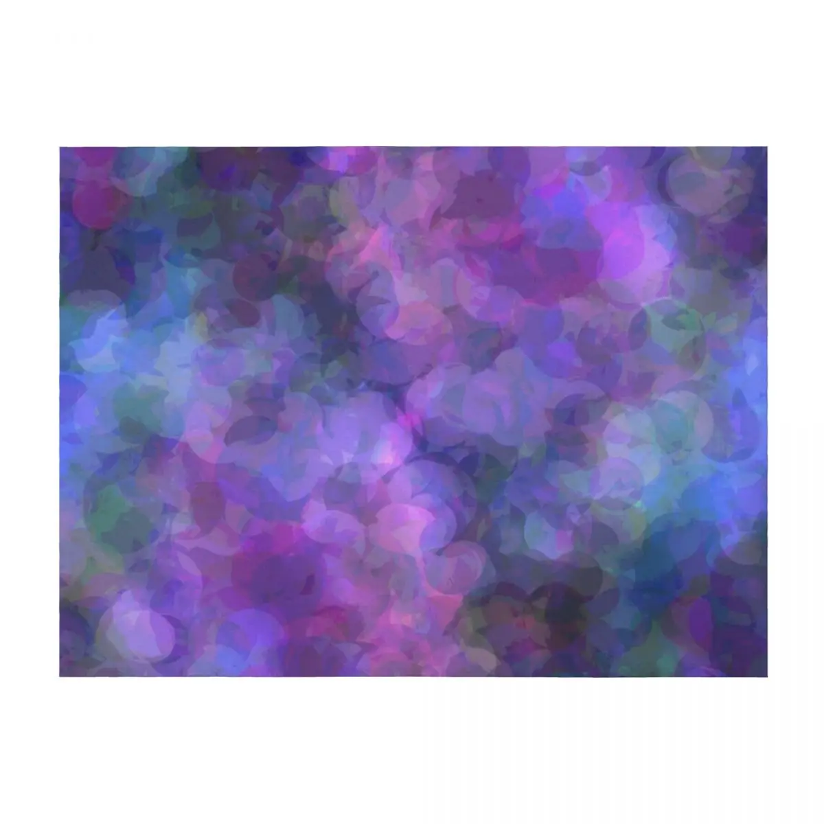 

Blueberry Bubbles Throw Blanket Personalized Gift Large Luxury Loose Blankets