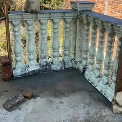 5 Railing Molds Roman Columns Balcony Railing Fence Cast-in-place Cement Vase Columns Villa European Style Mold