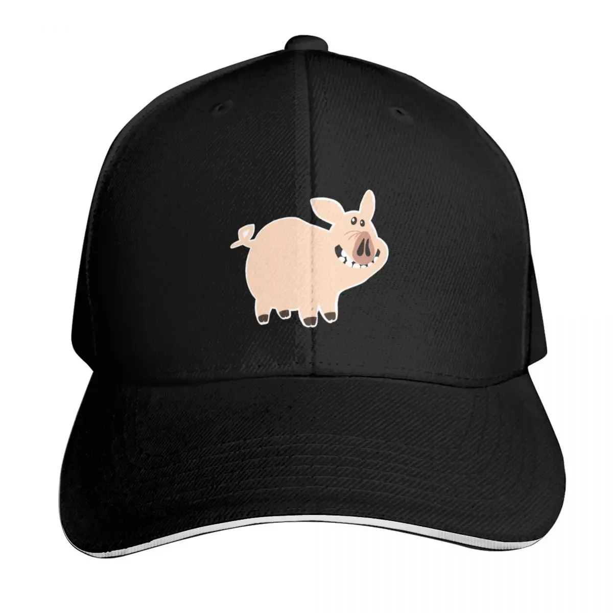Hay Day Pig Baseball Cap Breathable Mesh Back Adjustable Buckle Closure Moisture Wicking Quick Dry