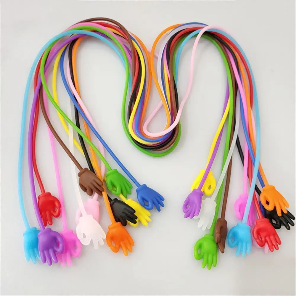 Adjustable Silicone Eyeglasses Straps Sunglasses String Ropes Glasses Chain Sports Band Holder Elastic Anti Slip Cords マスクチェーン