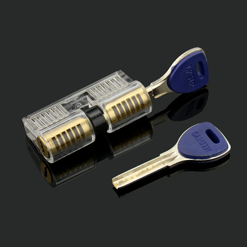 multi-pal Transparent locks Practice Locksmith Training Tools Visible Lock Pick Sets