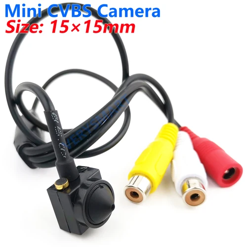 Imagen 1 del producto Mini cámara analógica súper pequeña 3,7/2,1mm 90/140 grados 700TVL HD Color cámara de vigilancia de seguridad CCTV