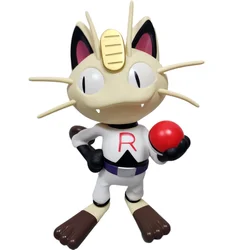 42CM Pokemon Meowth Cosplay Anime Doll Model Toy Action Figurine Desktop Decoration Gifts