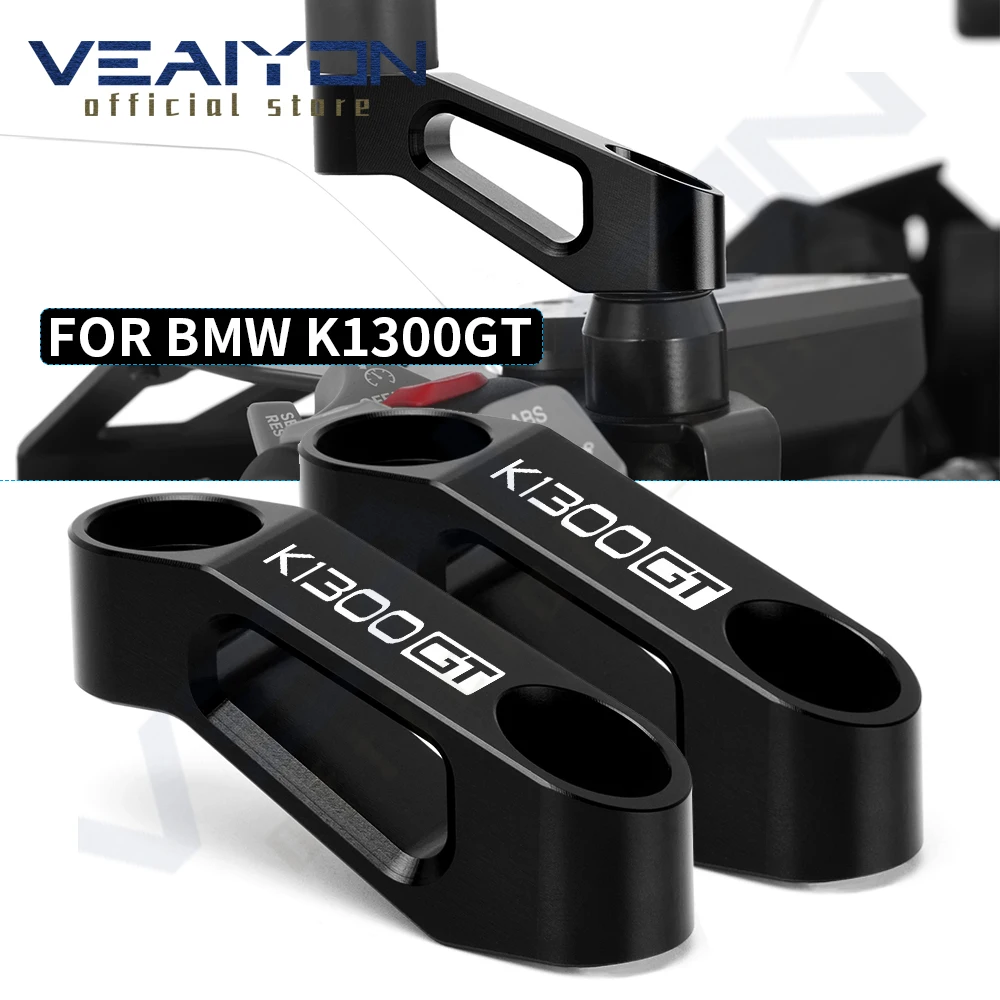 

For BMW K1300GT K1300R K1300S K 1300GT 1300R 1300S K1300 R S GT 1300 Motorcycle Mirror Riser Extenders Spacers Extension Adapter