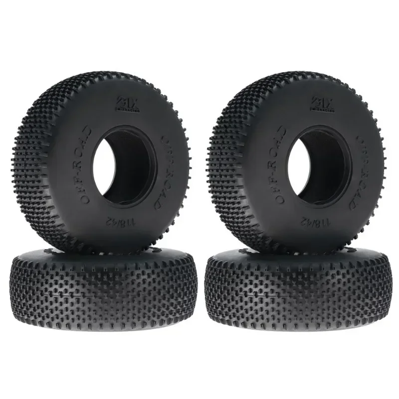 

4pcs 118mm 1.9" Rubber Tire Wheel Tyre For 1/10 Rc Crawler Car SCX10 90046 D90 TRX4 TRX6