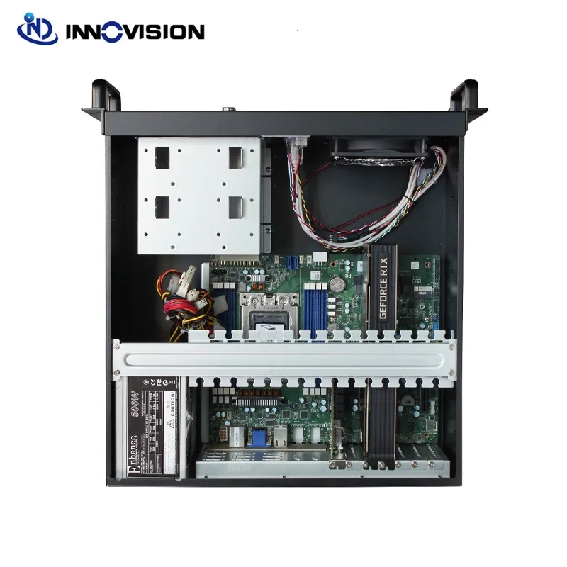 Imagem -06 - Industrial Server Case Logotipo Oem Disponível 4u Rackmount Ipc Case L450 mm Suporte Atx Board Novo e Econômico Ipc4503 4u