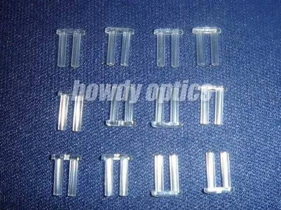 5000pcs Glasses Lock Bushings rimless optical frames plastic screws cover glasses accssories Double rubber plug
