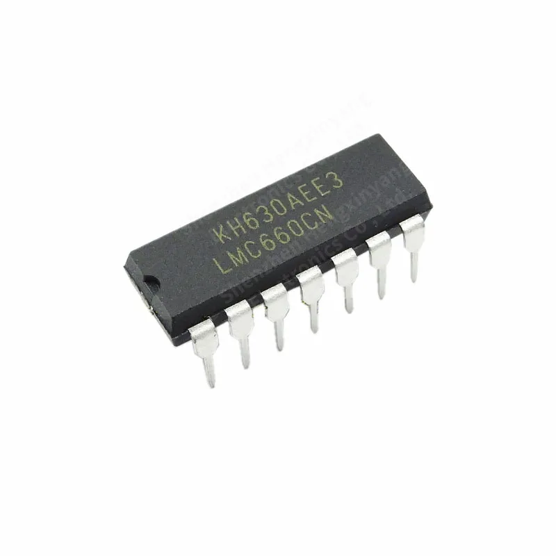 5PCS LMC660CN in-line DIP14 pin operational amplifier chips