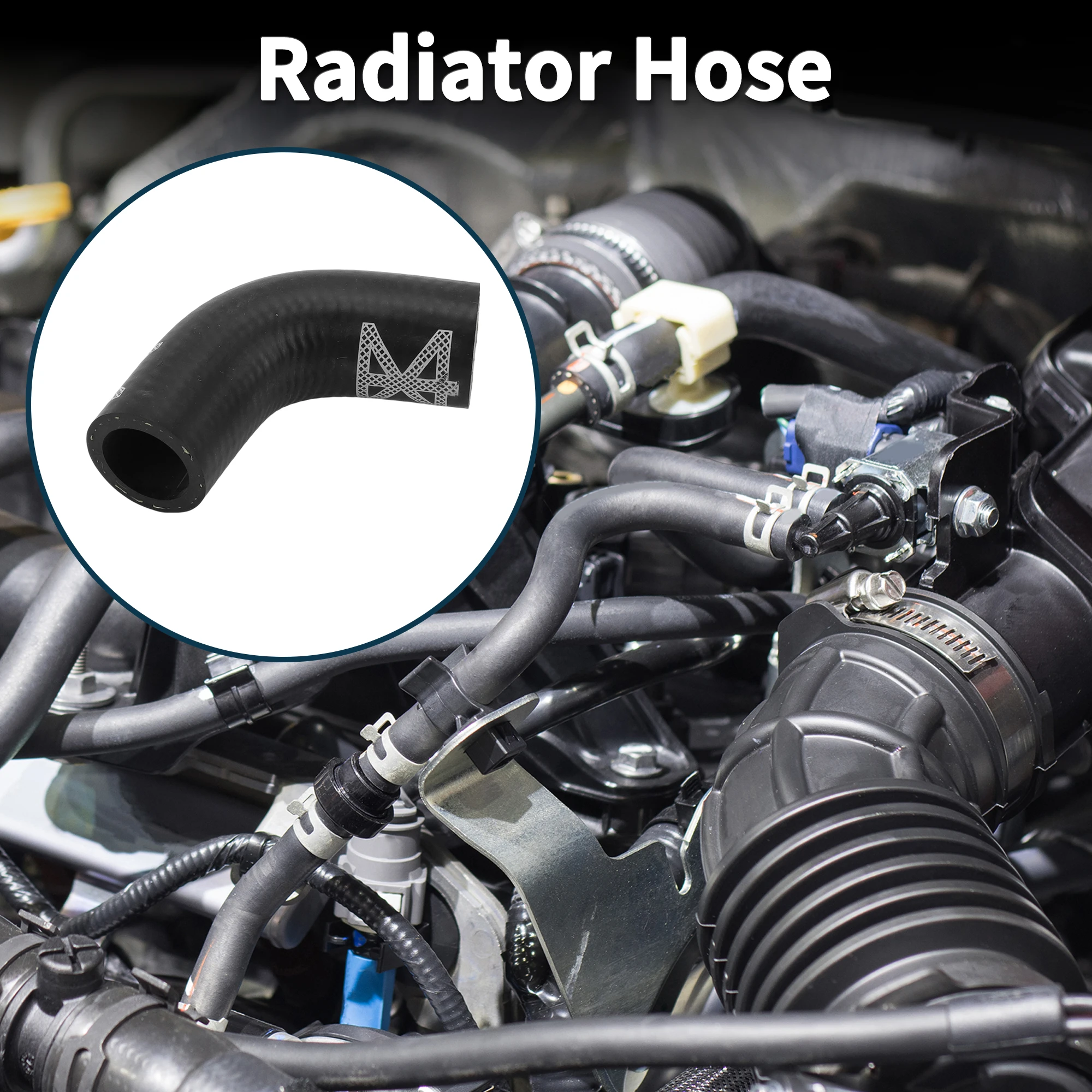 

UXCELL Radiator Hose for Porsche Cayenne 2013 No.95810662501 Rubber Coolant Pipe