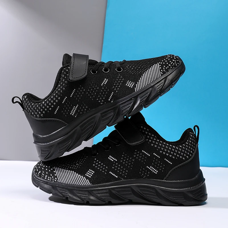 2025 New Children Sports Shoes Mesh Breathable Kids Running Shoes Fashion Boys Tennis Shoes Lightweight Outdoor Girls Sneakers