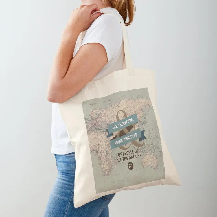 

Matthew 28:19 Tote Bag personalized tote eco bag folding Big bag women tote men's