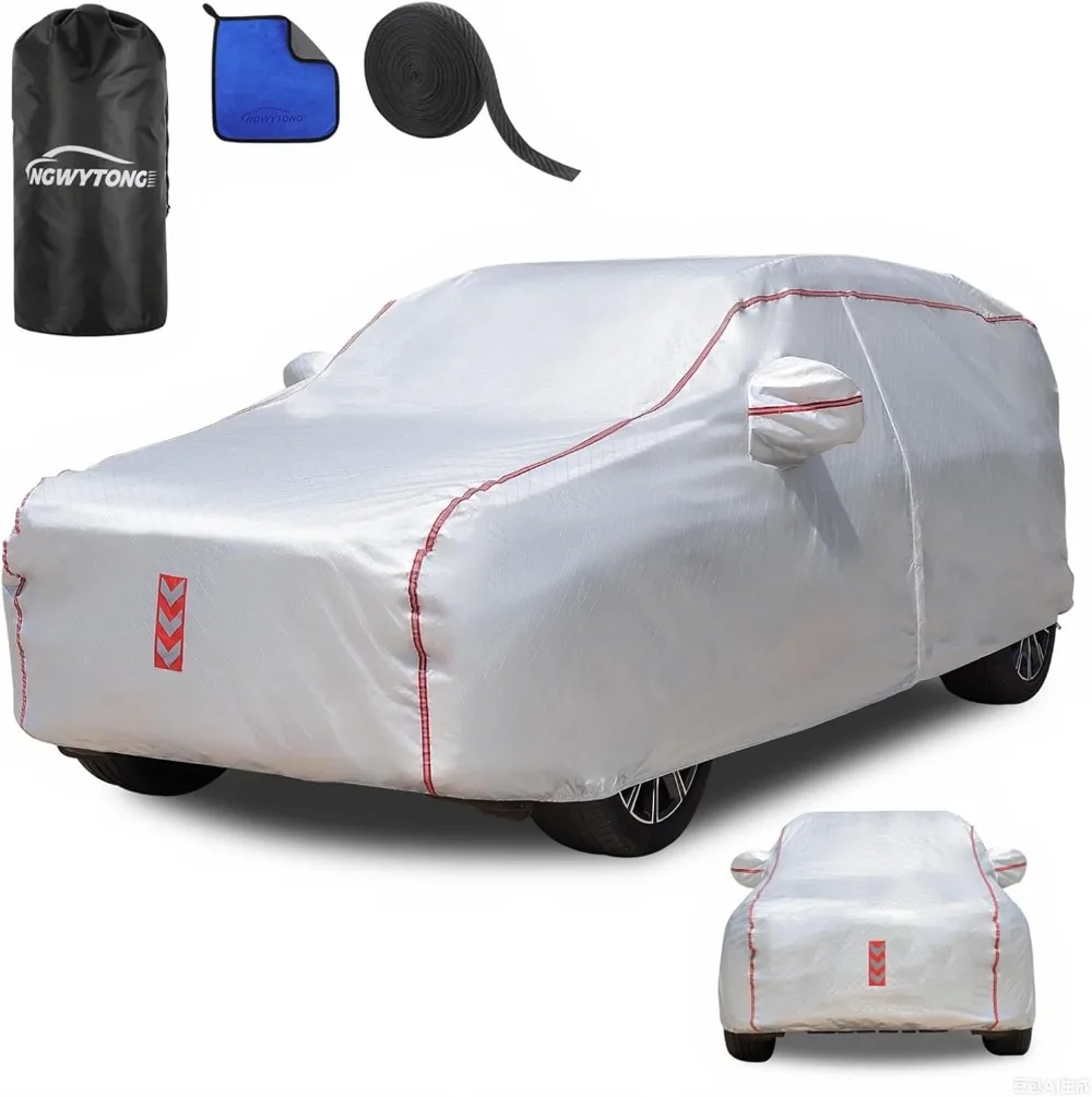 

SUV Car Cover Waterproof All Weather 30-Second Install Underbody Wrap-Around for Up to 181 in