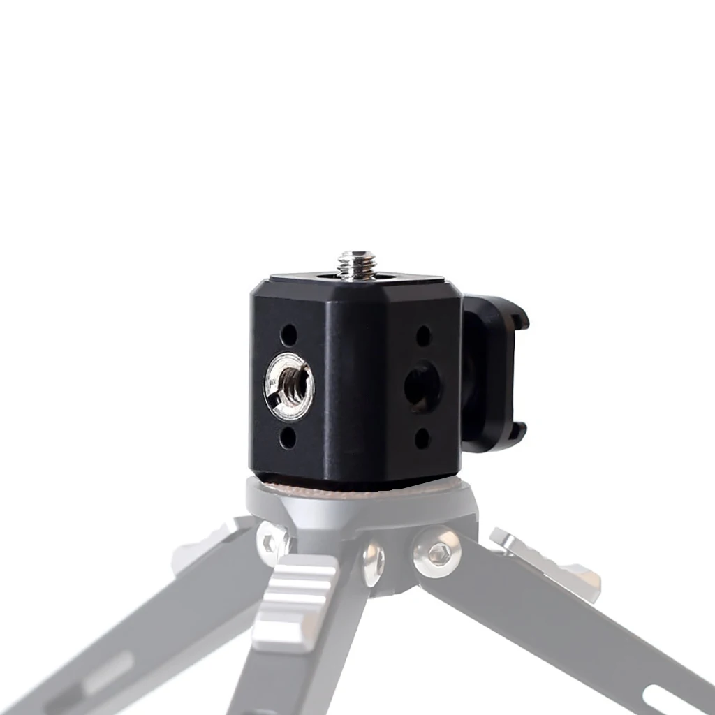 Adapters ch raube vielseitige magische Würfel halterung für DSLR-Kamera halter Regenschirm halterung Blitzlicht Mikrofon Stativ Kugelkopf – Detail 16