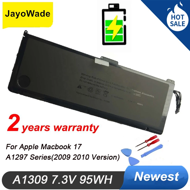 

Аккумулятор A1309 для Apple MacBook Pro 17 дюймов, A1297 ранняя-2009 Mid-2009 Mid-2010 MC226/A MC226CH/A MC226J/A MC226LL/A 95WH A1309