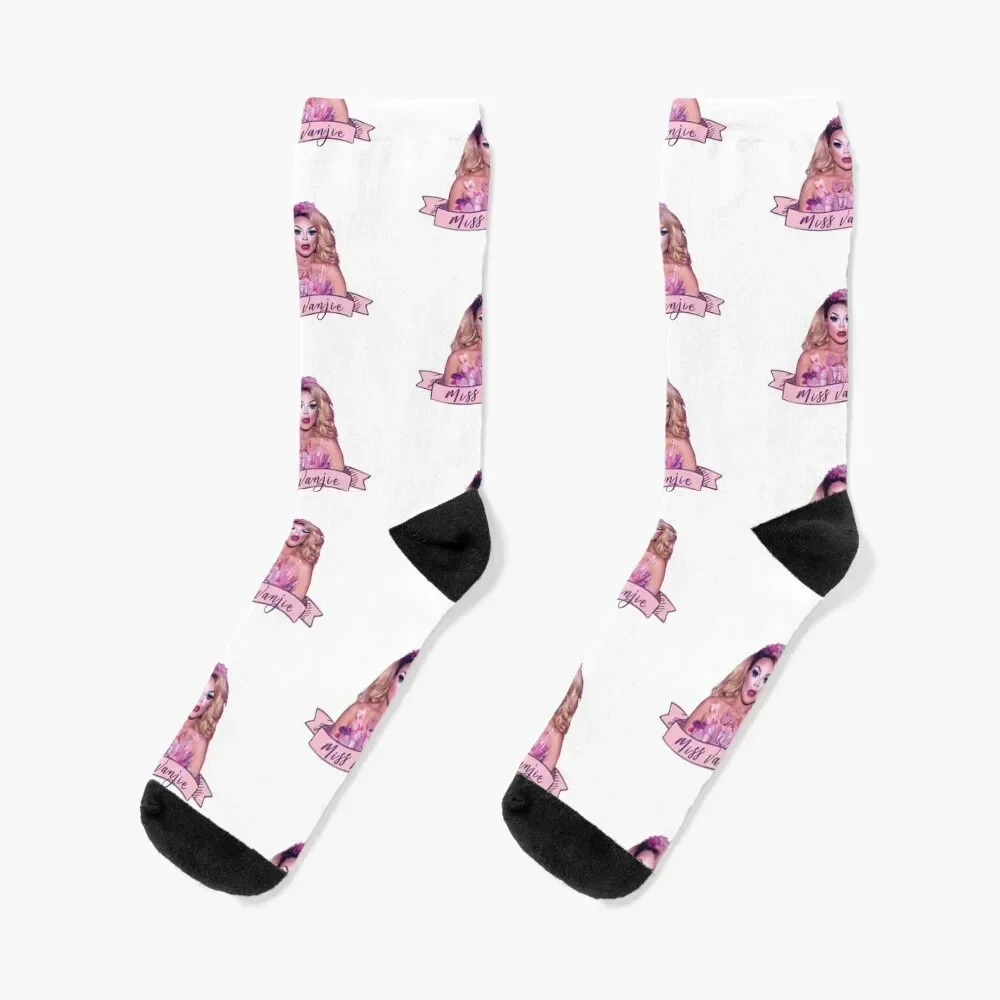 RuPaul Drag Race - Miss Vanjie Socks Stockings man sheer ankle Men Socks Luxury Brand Women's