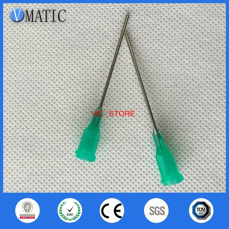 Free Shipping Non Sterilized 100Pcs 18G Blunt Dispensing Needles With 1'' Inch Tube Length