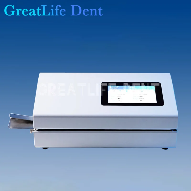 

GreatLife Dent 7inch Touch Screen Lab Medical Automatic Dental Sealing Machine Dental Sealing Machine or Sterilization Bag