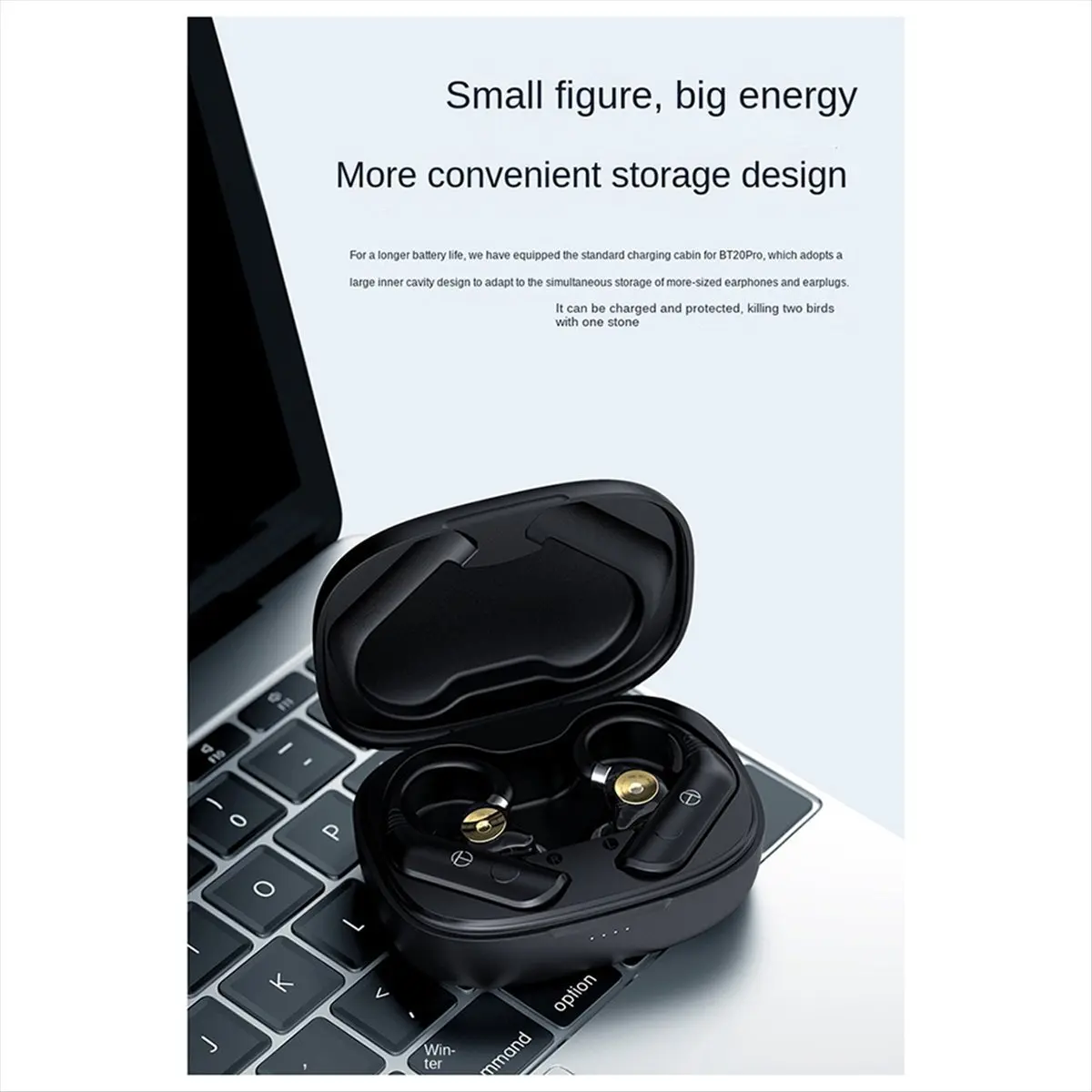 A64K TRN BT20 Pro-S Wireless Bluetooth 5.3 HiFi Earphones Module Upgrade Cable Connector Replaceable Plug Ear Hook