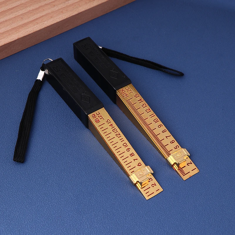 Vernier Feeler Gauges Wedge Shaped Vernier Feeler Gauge 1-15mm House Engineering Inspection Flatness Measuring Tools