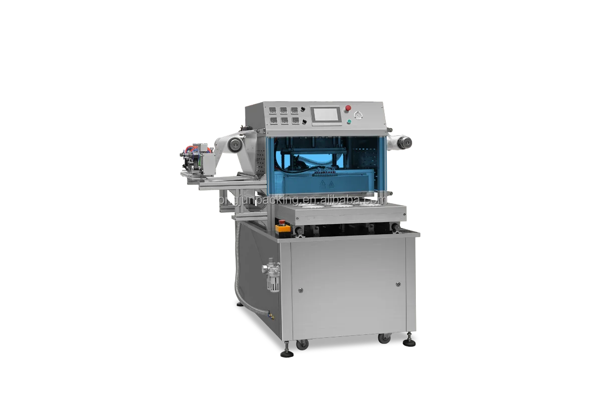 Electric Driven Automatic Vertical Plastic Stand-up Pouch Vacuum Sealer Machine Foil Type Modified Atmosphere for Food Commodity