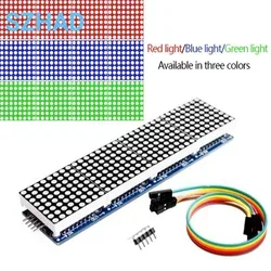 Modulo a matrice di punti MAX7219 per microcontrollore Arduino Display 4 In uno con linea 5P