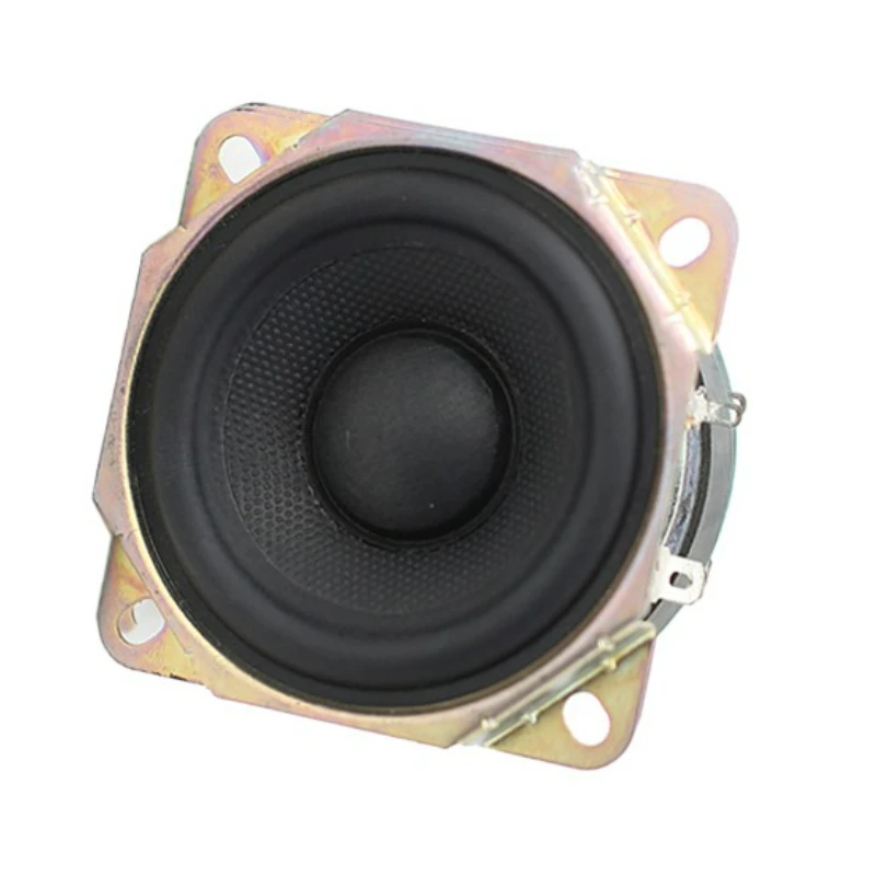 SOTAMIA 2 Stück 2,25 Zoll Full Range Lautsprecher 4 Ohm 10 W verzogener Winkel Verbundwolle Kegel Lautsprecher Bluetooth Lautsprecher Reparatur