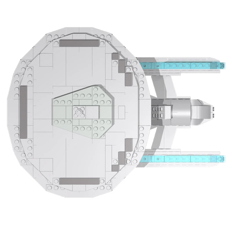 

491 шт. MOC зодиакальный класс звездный корабль гладкое издание строительные блоки Рождественский подарок DIY творческий дисплей проект комплект идеальный