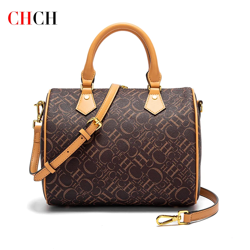 CHCH Women's Tote Bag Autumn New Large Capacity Travel Bag with Long Shoulder Strap Crossbody Bag