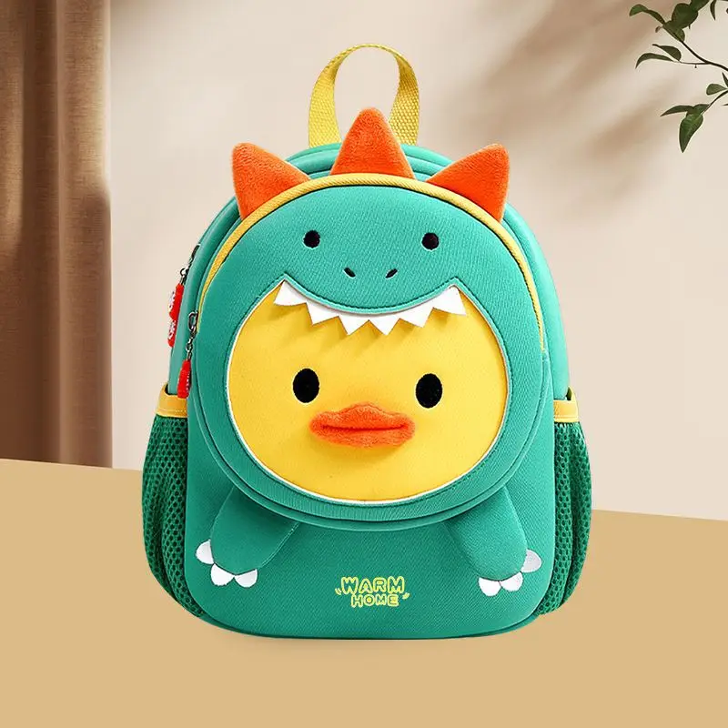 Preschool Backpacks for Boys and Girls Cartoon Design Anti-Stray Small Backpacks Kids Bags Wholesale in Stock