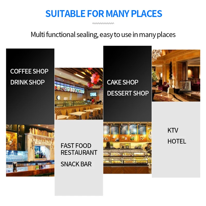 Máquina comercial elétrica automática de selagem de latas