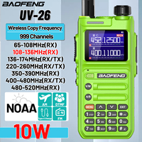 Baofeng UV-26 Walkie Talkie 10W Wireless Copy Frequency Multi Bnad AM FM 999CH Long Range NOAA Weather Receiver Two Way Radio