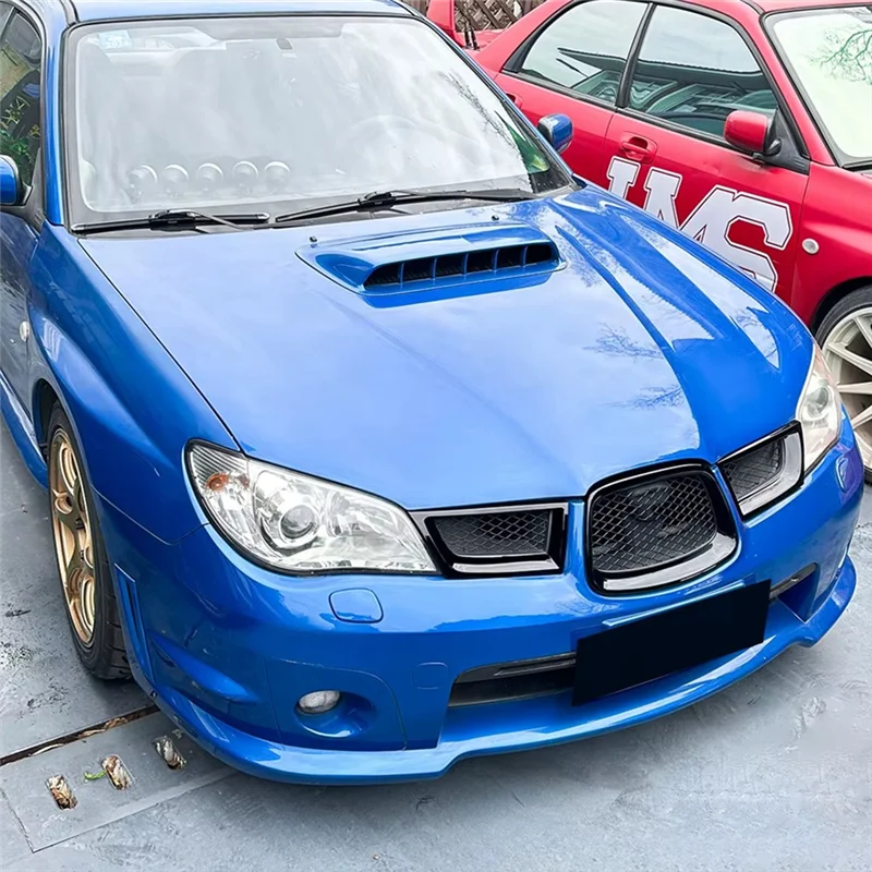 لسوبارو امبريزا WRX STI 9Th 2006-2007 سيارة الجبهة الأوسط شواء غطاء مصبغة ملصق الكسوة الملحقات