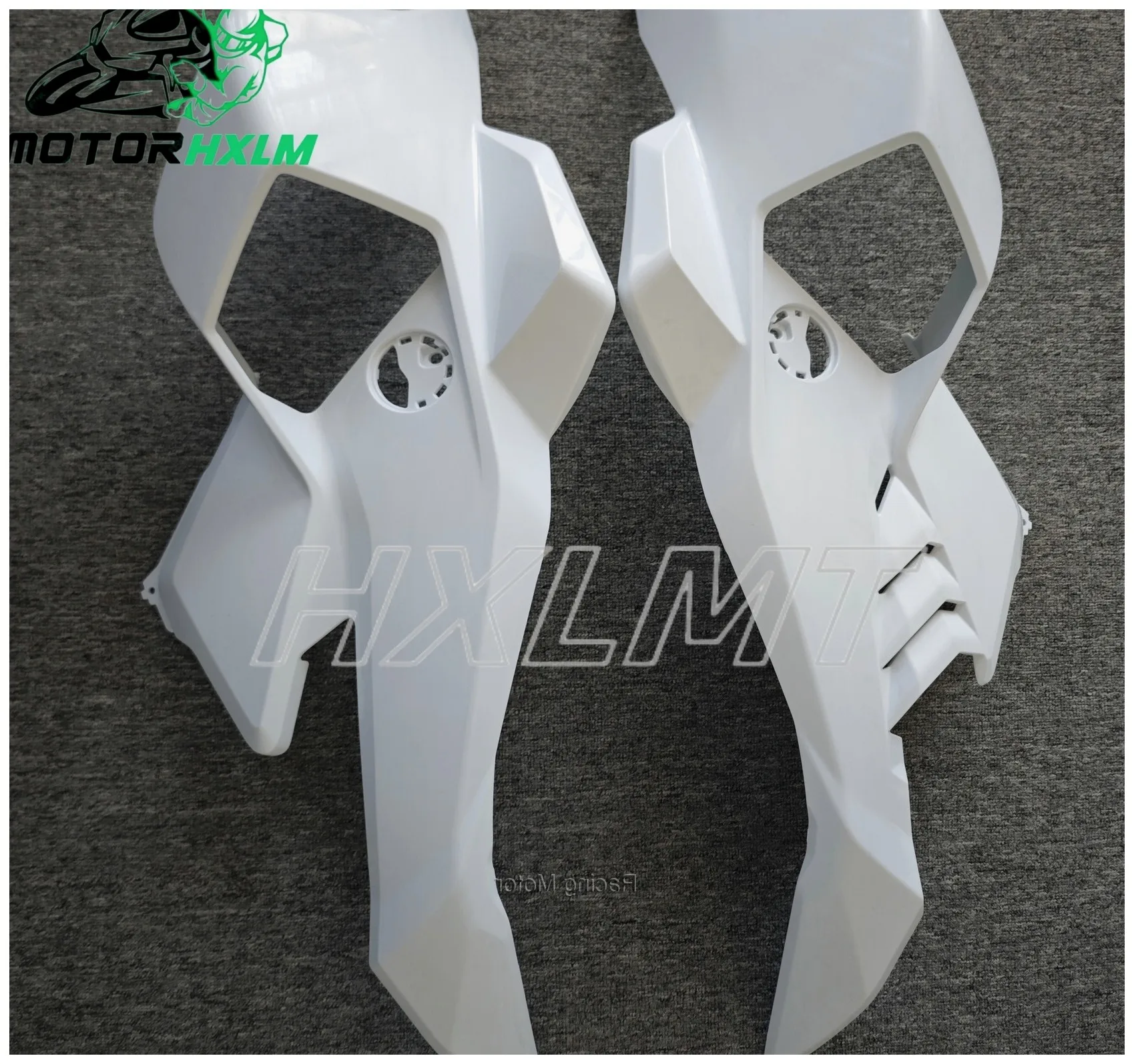 Customized Bodywork Fairing Set - Fender Frame Cover Fixed Wing Fuel Tank Side Panel Fairing Kit Unpainted Motorcycle Accessorie