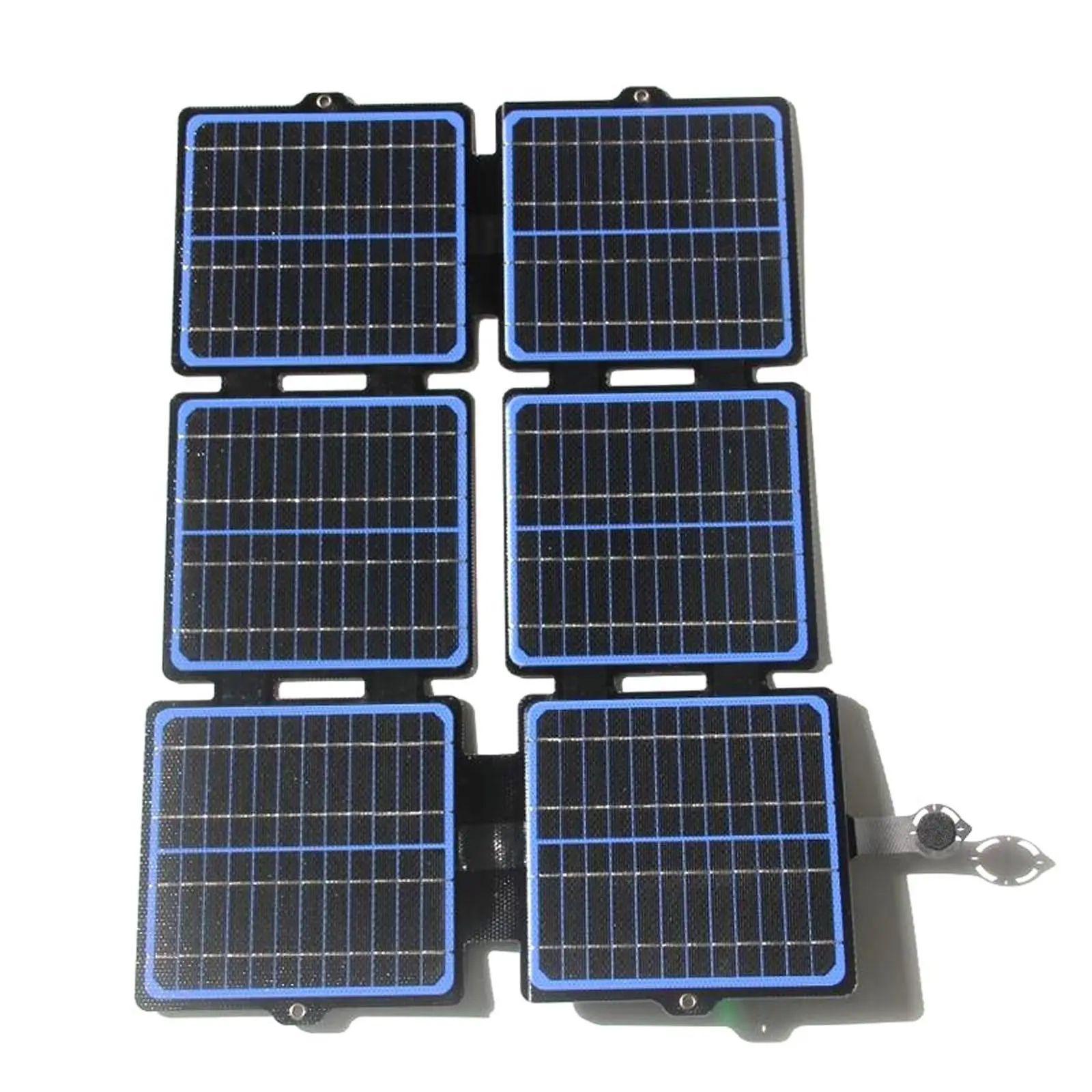 

IPX6 Waterproof Solar Charger 30W High with 6 Panels Foldable Power Bank Hiking Laptop Tablet Camping Outdoor