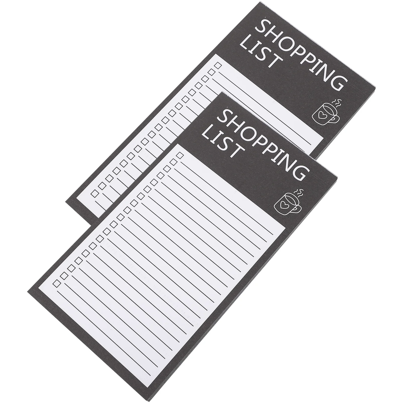 

2 Books Magnetic Shopping List for Note Pad Planning Notebook Unique Paper Grocery Planner