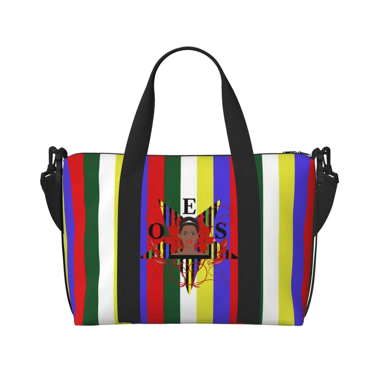 カスタムオーダーオブザイースタンスタートートバッグ女性用大容量フリーメイソンビーチジムトラベルバッグ