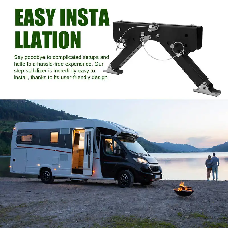 RV Step Stabilizer For Travel Trailers Steps RV Step Support Stabilizer Stair Stabilizer Accessories For Travel Trailers