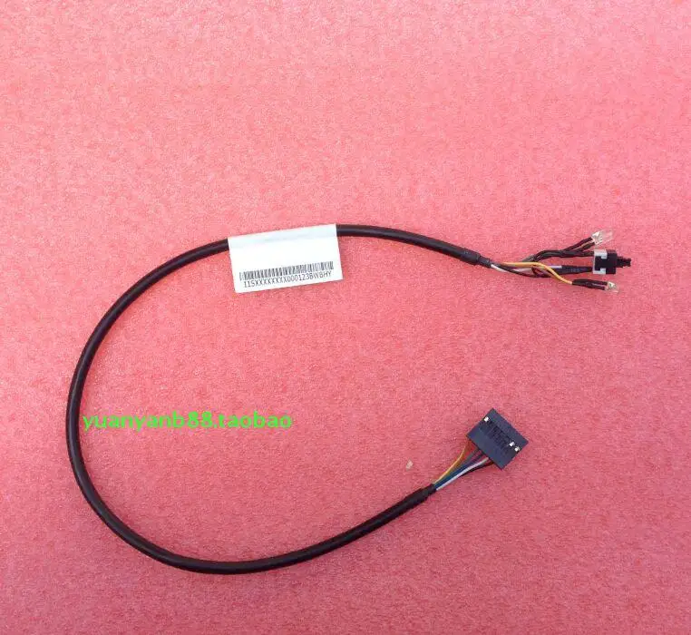 Para lenovo thinkcentre m72e m91p 54y9916 interruptor cabo botão de alimentação iniciar fonte de alimentação