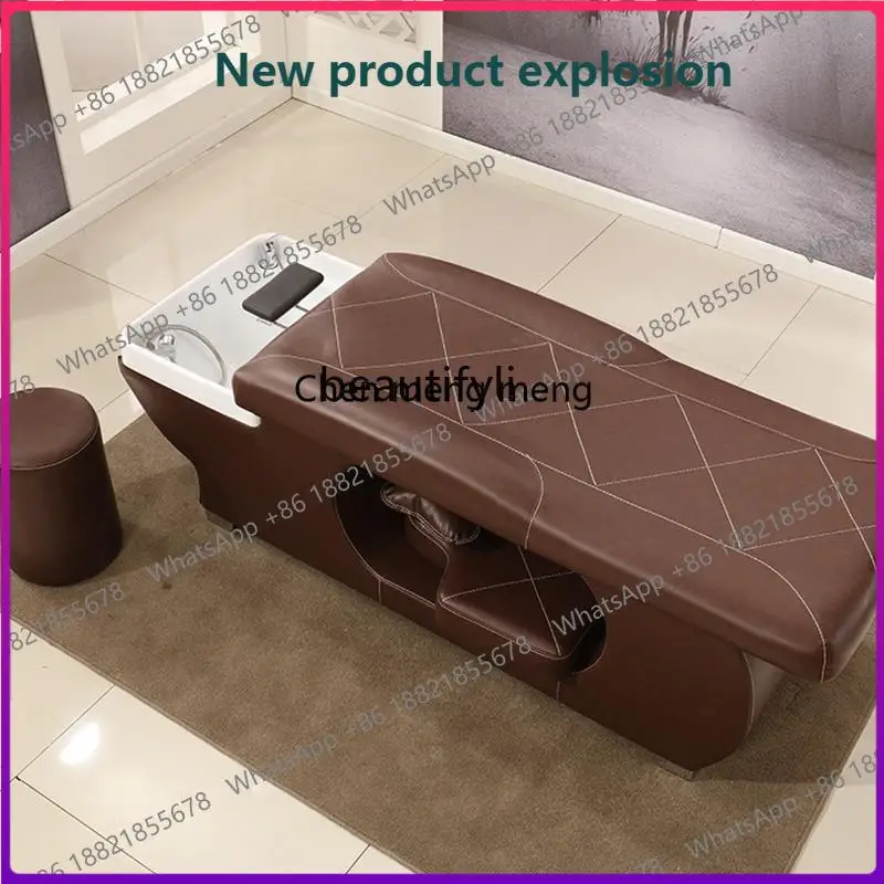 K182   Thai Shampoo Barber Shop Shampoo Bed Massage Barber Shop Vintage Beauty