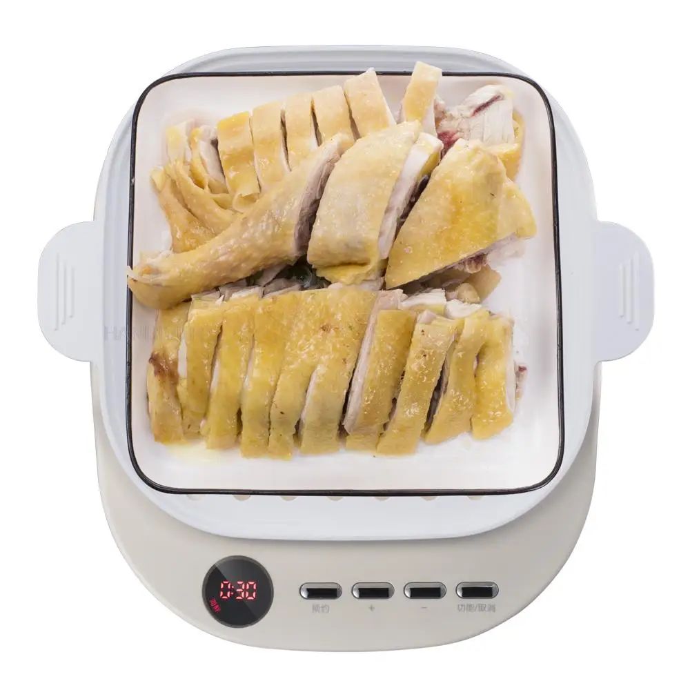 باخرة كهربائية قدر الغذاء البخاري متعدد الوظائف المنزل الصغيرة ذات سعة كبيرة طبقة مزدوجة باخرة الأرز