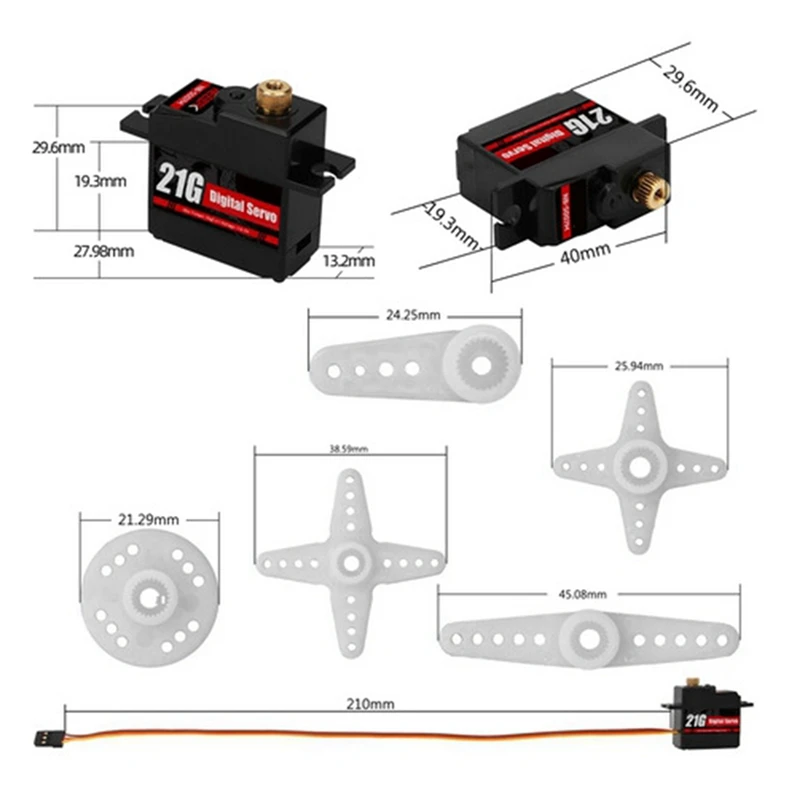 

Brushless Motor and 2322 2600KV Brushless Motor 45A ESC 7 Channel Transmitter Receiver 21g