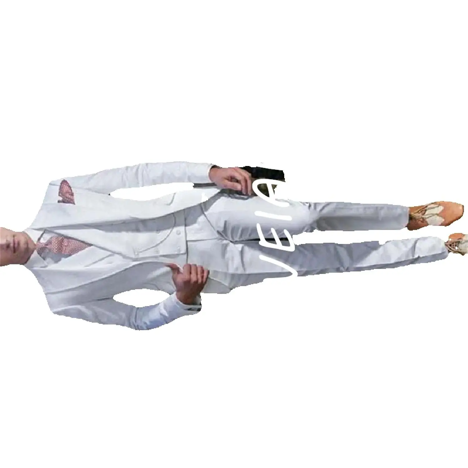 

CustomizedNew Arrival White Italian Wedding Men Suits Groom Tuxedos 3 Pieces (Jacket+Pants+Vest) Bridegroom Suits Best Man Prom