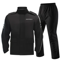 Men Motorcycle Raincoat Motorbike Rain Suit Moto Raincoat Rain Coat Jacket Pants Biker Rain Set Waterproof Motorcyclist Women