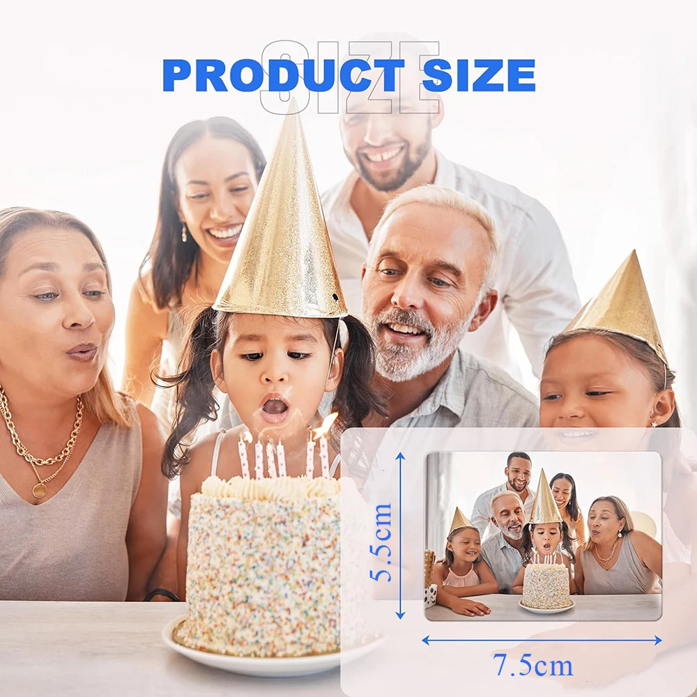 10pcs Sublimation Blank Magnet Refrigerator Magnet Decorative Fridge Stickers for Fridge Microwave Oven Decoration