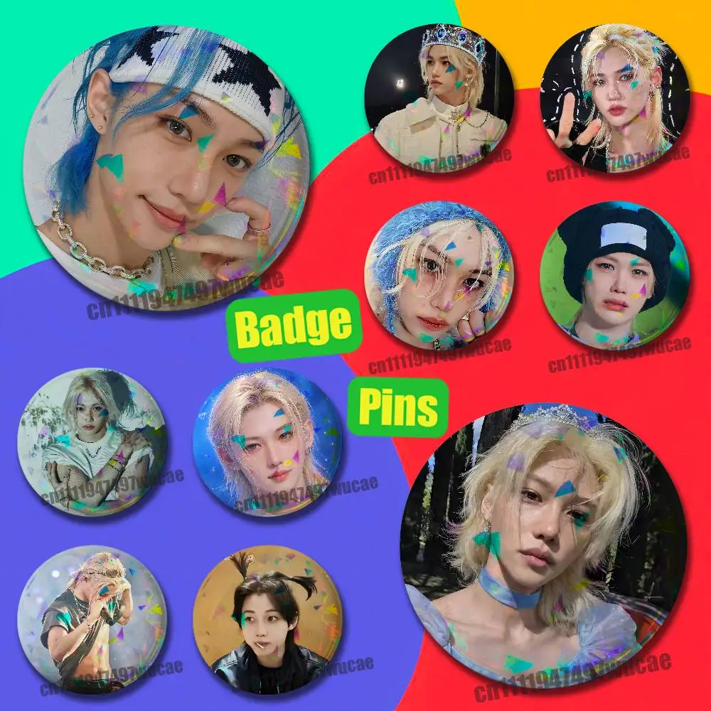 For Rapper F-Felix Singer Emblem Case Custom Pin Insignia Badge Decoration Brooch Button Laser Cover
