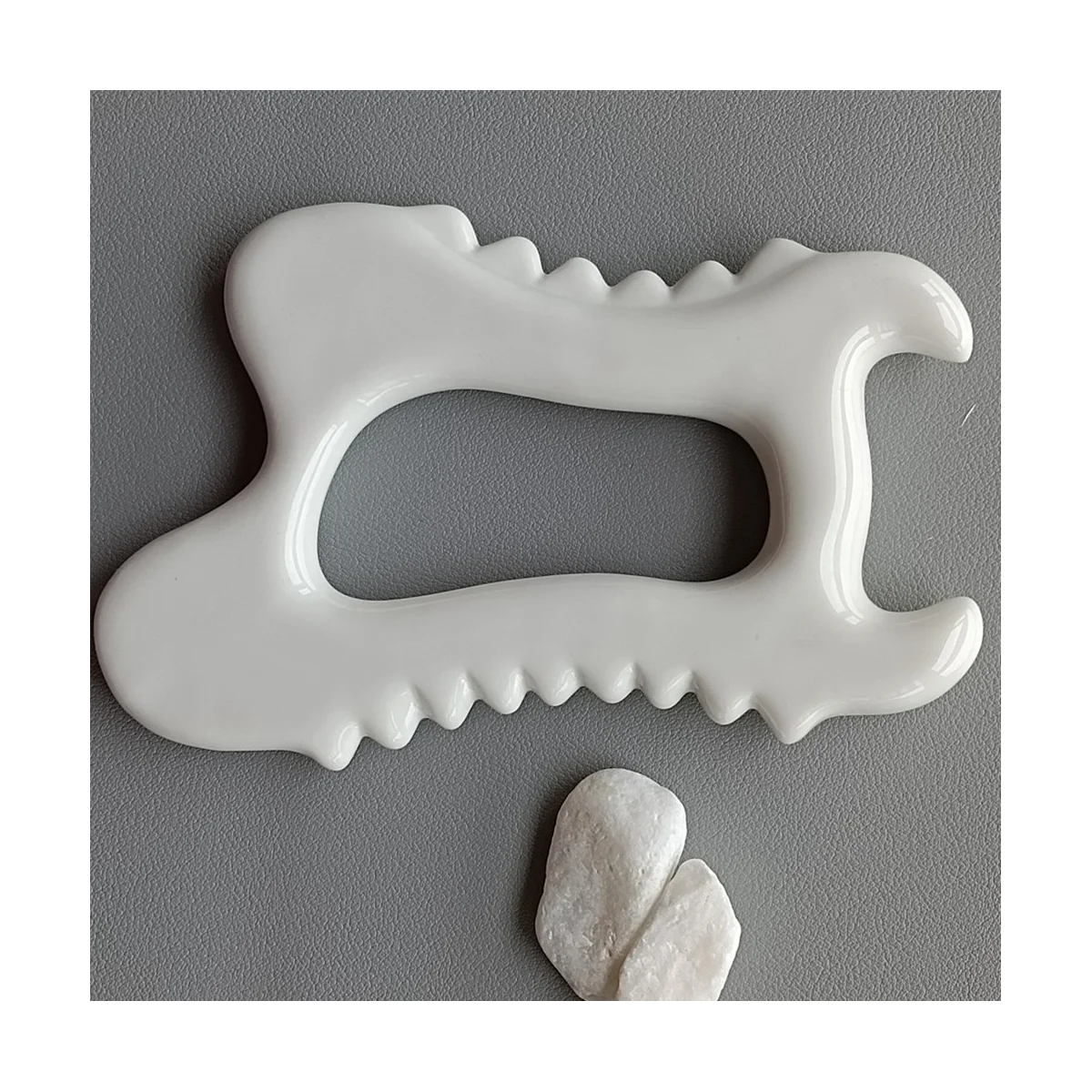 Facial Guasha Tools Guasha Face Massagers Ceramic Scraper Board for Face Lift Slimmer Reduces Puffiness Body Sculpting