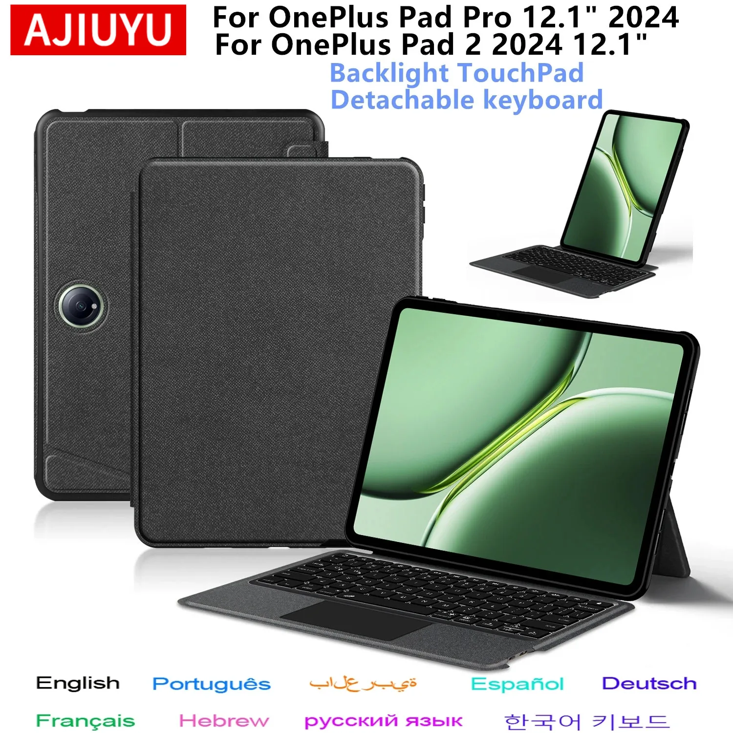 Magic Keyboard Case For OnePlus Pad Pro 12.1 inch 2024 Funda for One Plus Pad Pro Pad 2 12.1